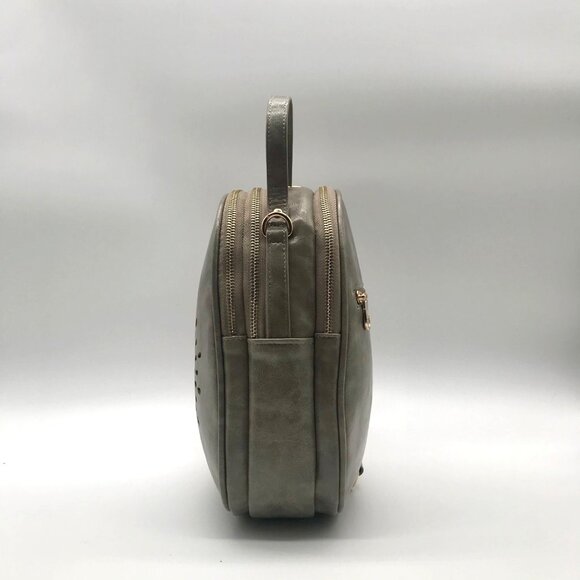 Aphison Forever Sunshine Gray Leather Mini Backpack main image 7